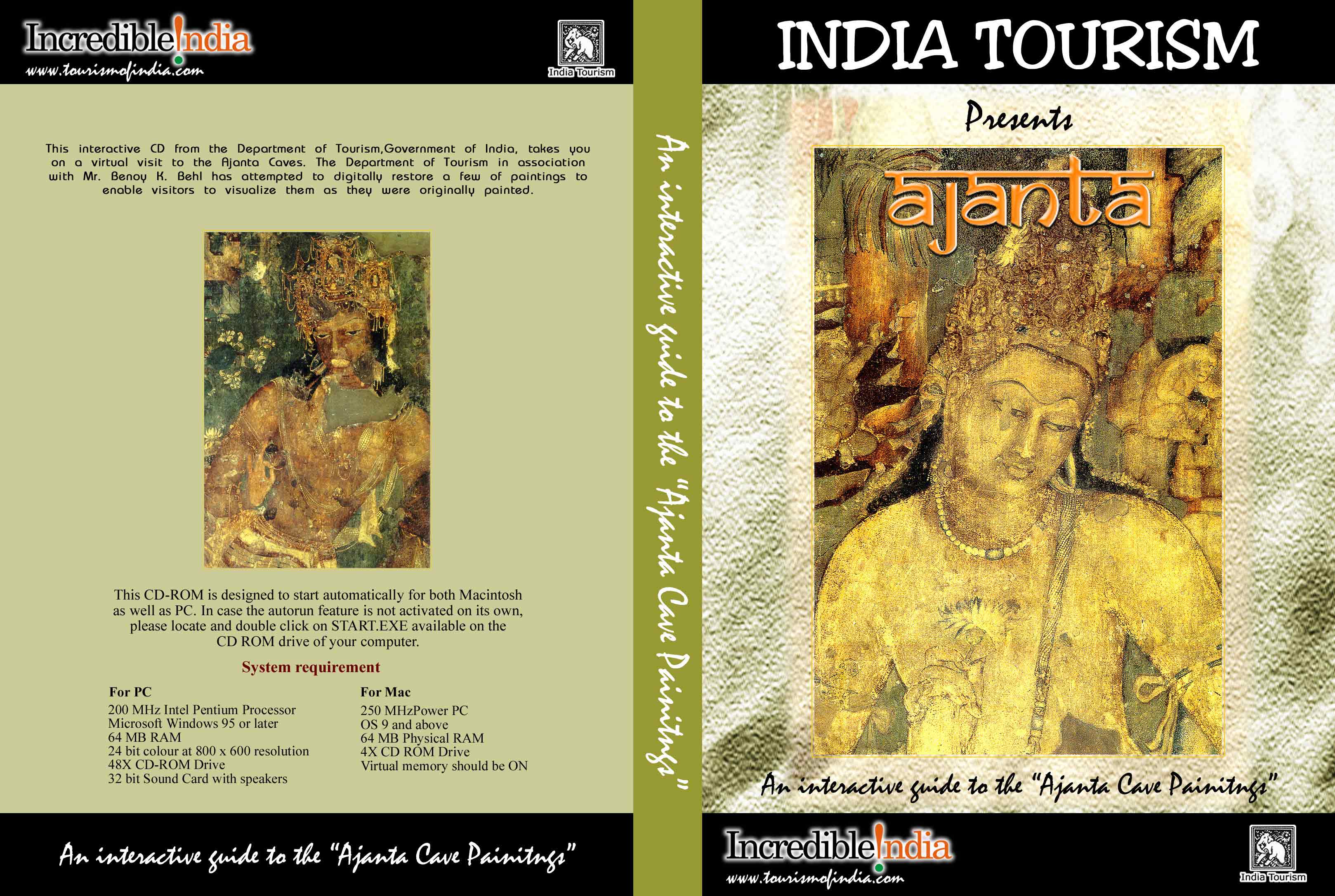 the Department of Tourism Govt of India for the virtual restoration